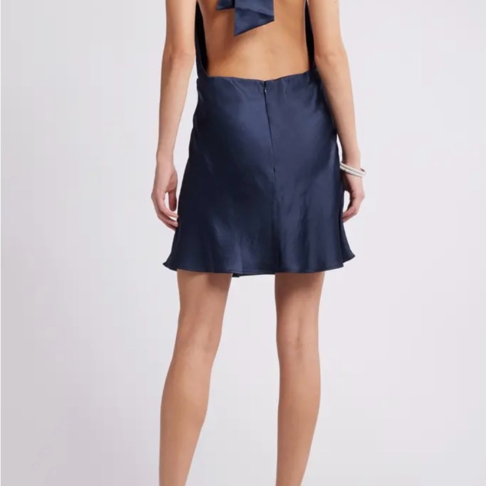OPEN EDIT Open Back Satin Minidress NEVER WORN